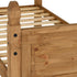 Corona 3FT Bed High Foot End - Distressed Waxed Pine